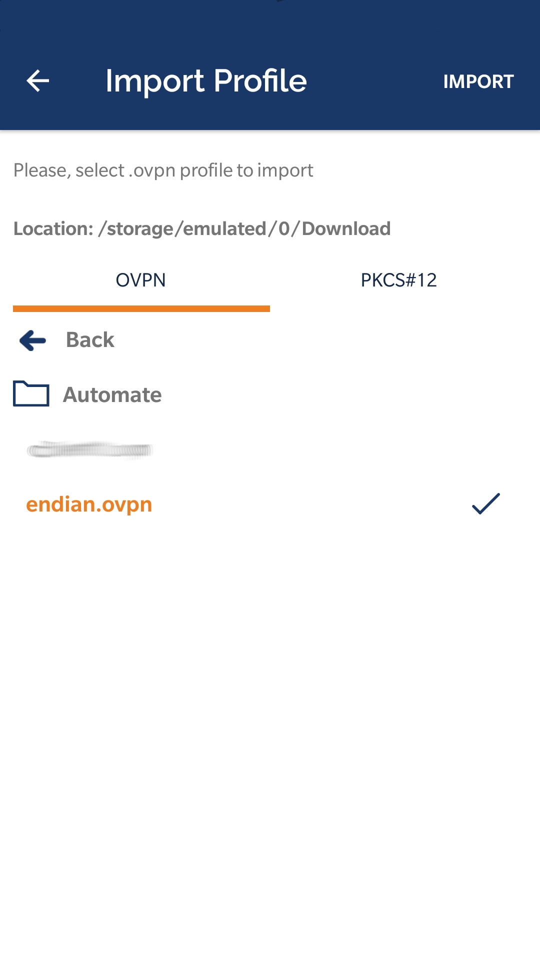 download the last version for android OpenVPN Client 2.6.5